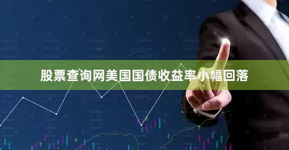 股票查询网美国国债收益率小幅回落