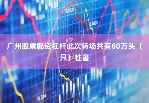 广州股票配资杠杆此次转场共有60万头（只）牲畜